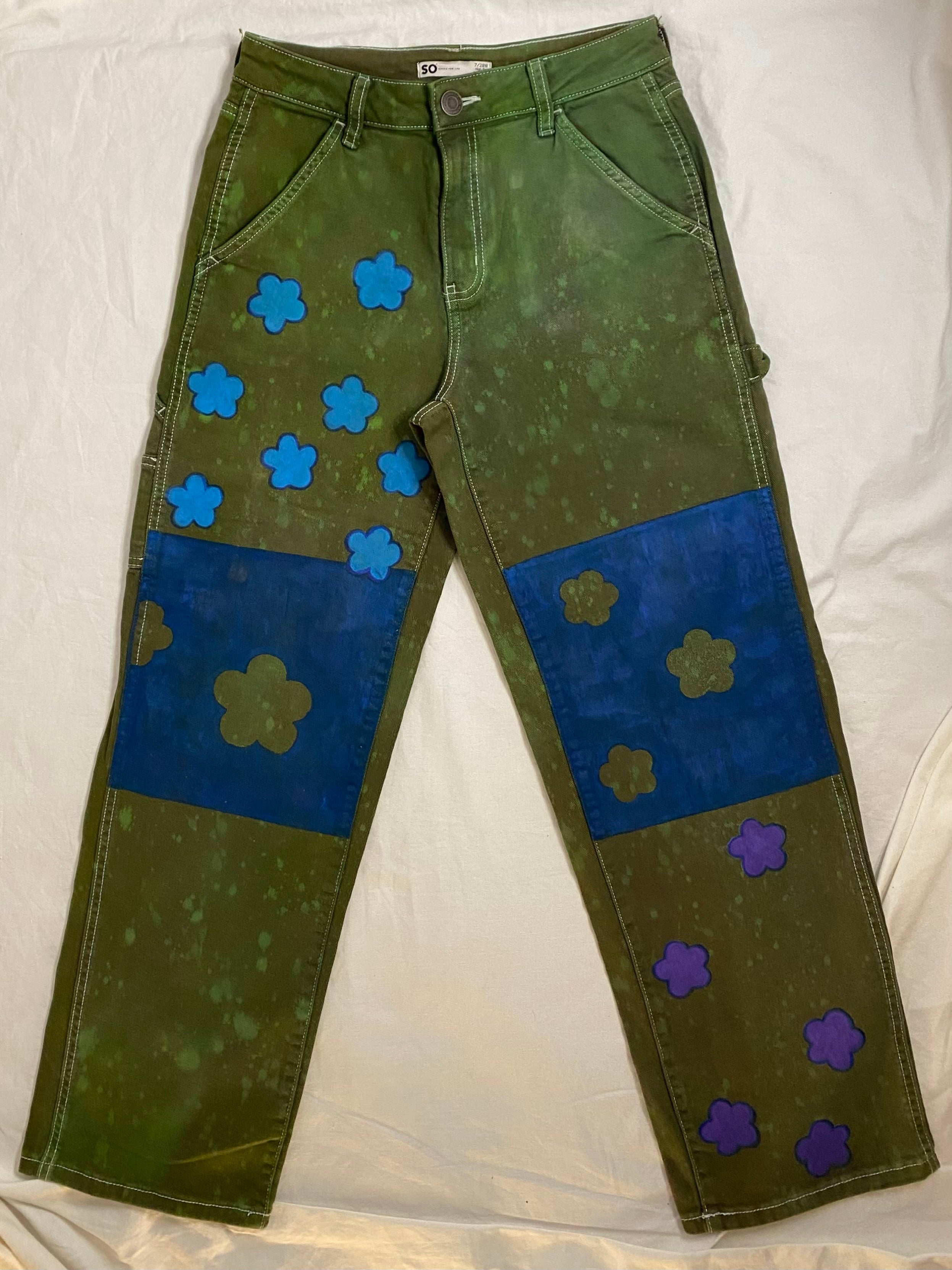 modular petals utility jeans