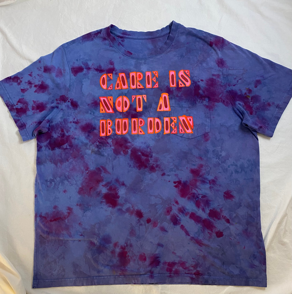 blue and purple care