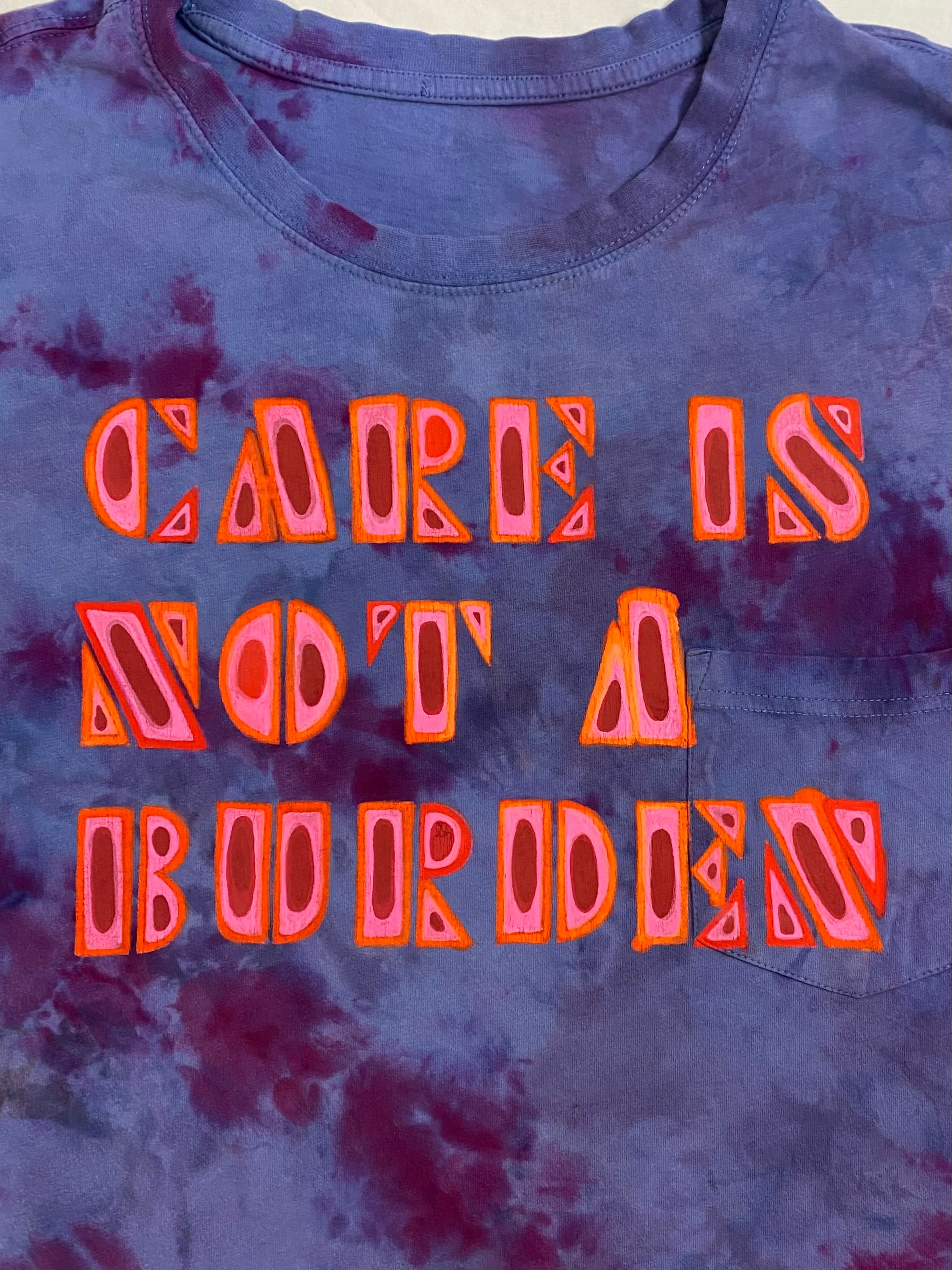 blue and purple care