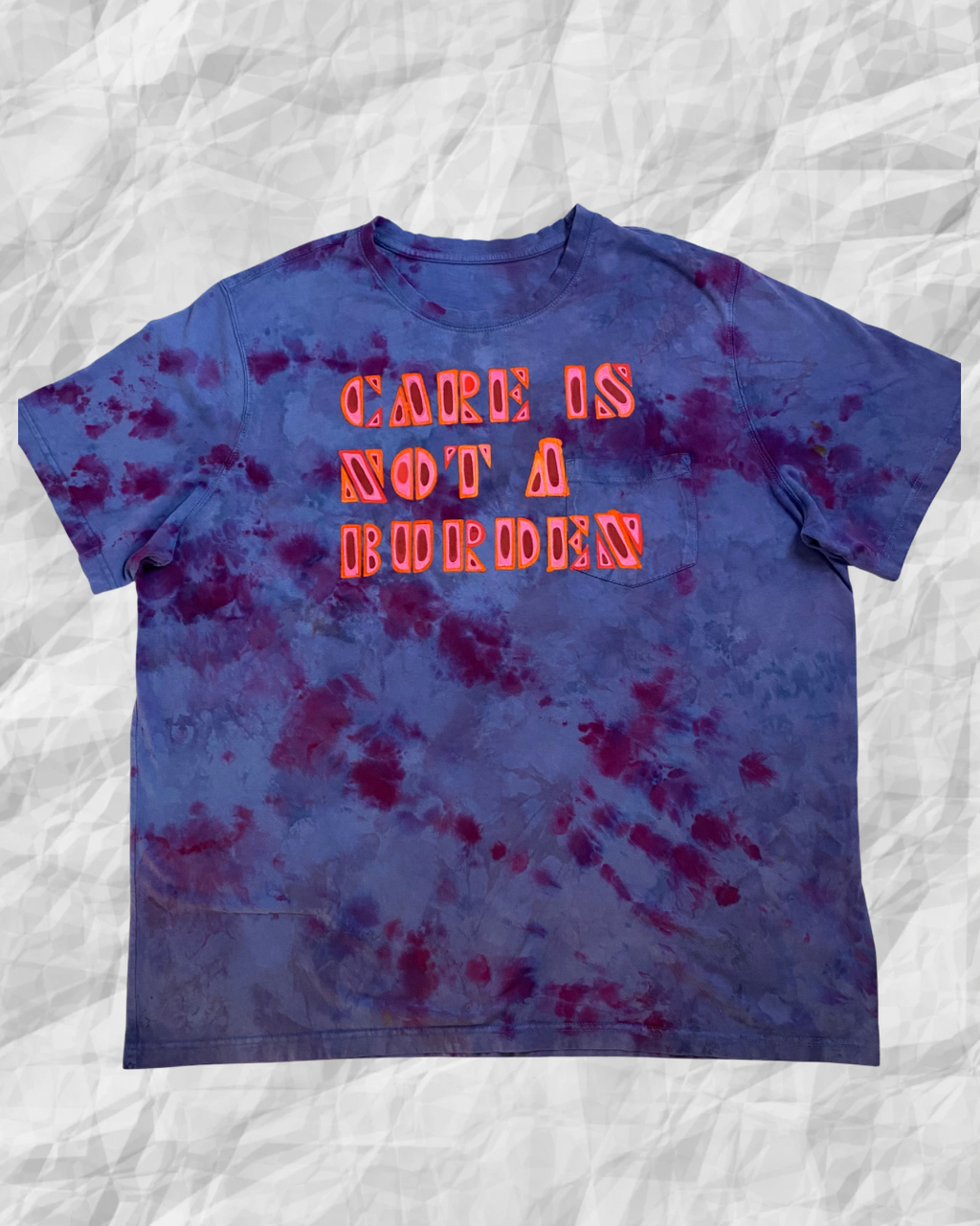 blue and purple care