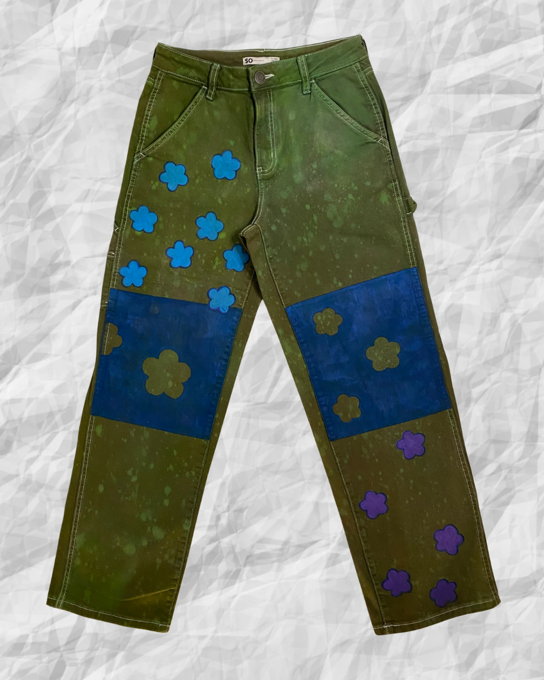 modular petals utility jeans
