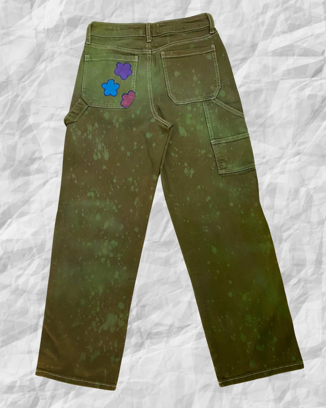 modular petals utility jeans
